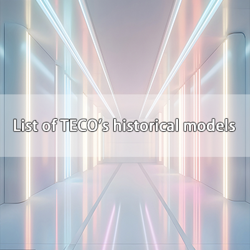 List of TECO's historical models