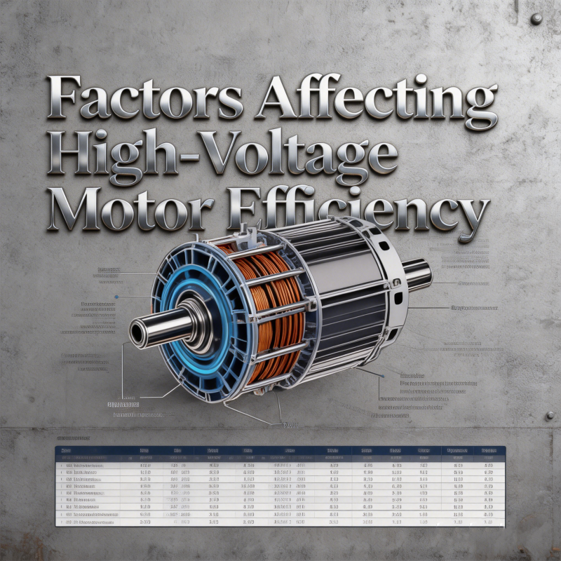 Factors Affecting the Efficiency of High-Voltage Motors