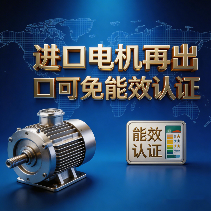 進口電機再出口可免能效認(rèn)證