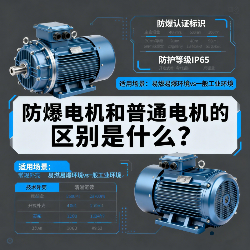 防爆電機和普通電機的區別是什么？